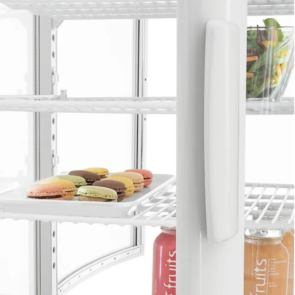 Vitrina Expositora Refrigerada Curva 2 Puertas Romux | Frío Industrial