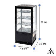 Vitrina Pastelera Refrigerada Vertical 70L | Gastroten