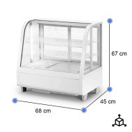 Vitrina Pastelera Expositora Refrigerada 100L | Equipamiento Industrial