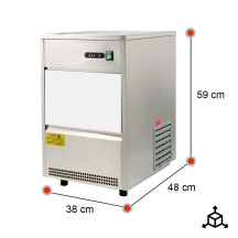 Máquina de Cubitos de Hielo 20 kg/24 hr Romux | Equipamiento Industrial