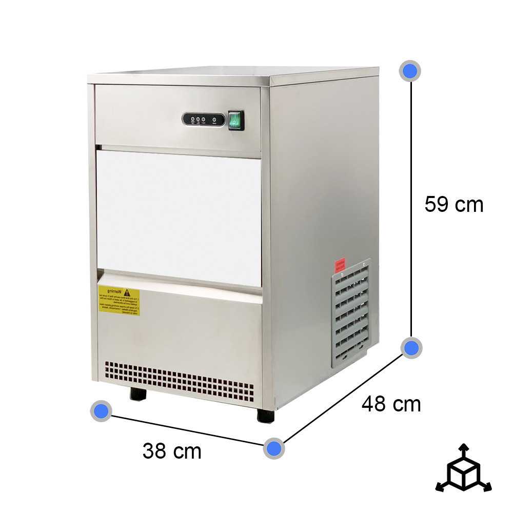 Máquina de Cubitos de Hielo 20 kg/24 hr Cleiton | Hostelería Profesional