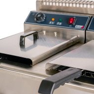 Freidora Industrial Eléctrica Doble 18L Romux | Equipamiento Hostelería