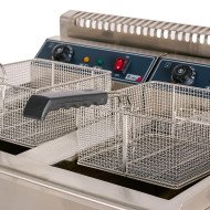 Freidora Industrial Eléctrica Doble 18L Romux | Equipamiento Hostelería