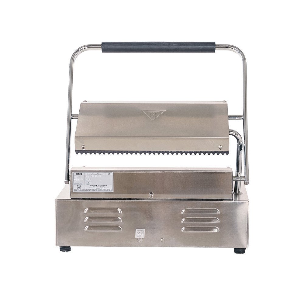 Grill Industrial Eléctrico 43cm Placa Lisa Romux | Maquinaria Hostelería
