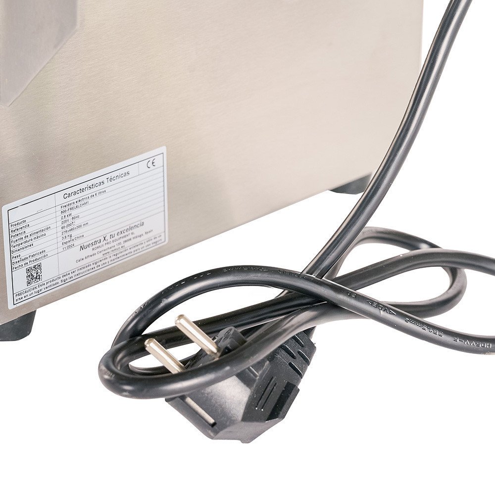 Freidora Eléctrica 6 Litros Sobremesa Cleiton