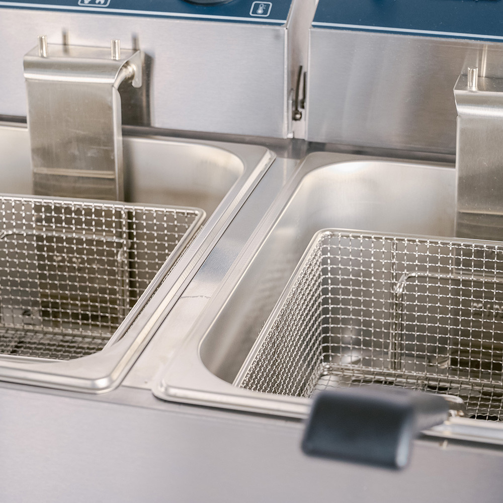 Freidora Industrial Eléctrica Doble 6+6 Litros Cleiton | Equipamiento Hostelería