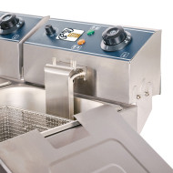Freidora Industrial Eléctrica Doble 6+6 Litros Cleiton | Equipamiento Hostelería