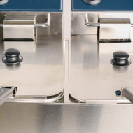 Freidora Industrial Eléctrica Doble 4+4L Cleiton | Maquinaria Hostelería