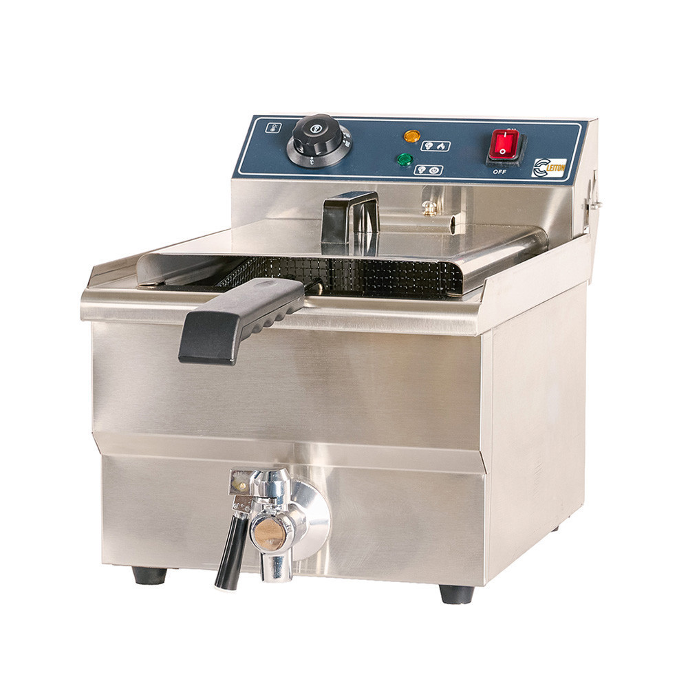 Freidora Industrial Eléctrica 12 Litros Cleiton | Equipamiento Industrial