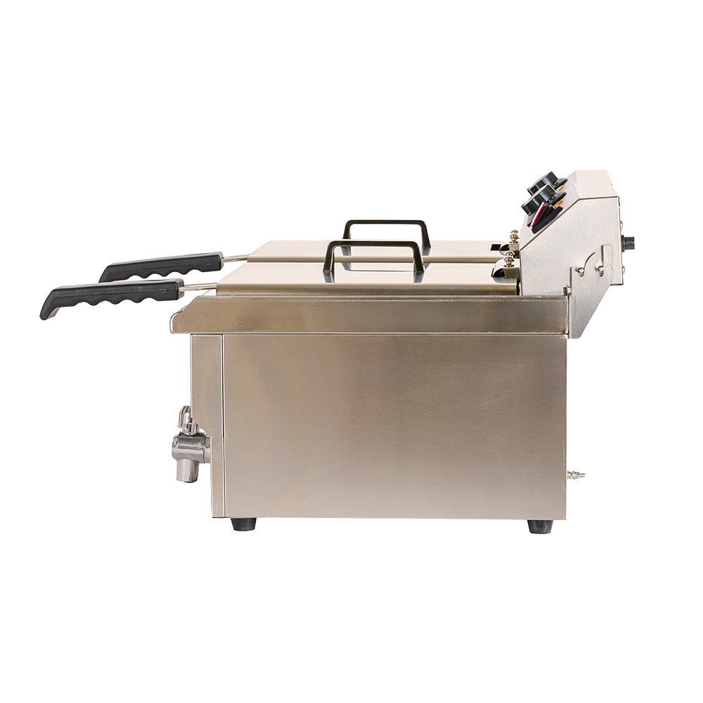 Freidora Industrial Eléctrica Doble 10+10L Cleiton | Equipamiento Hostelería