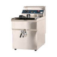 Freidora Industrial Eléctrica 18L con Grifo Cleiton | Equipamiento Industrial