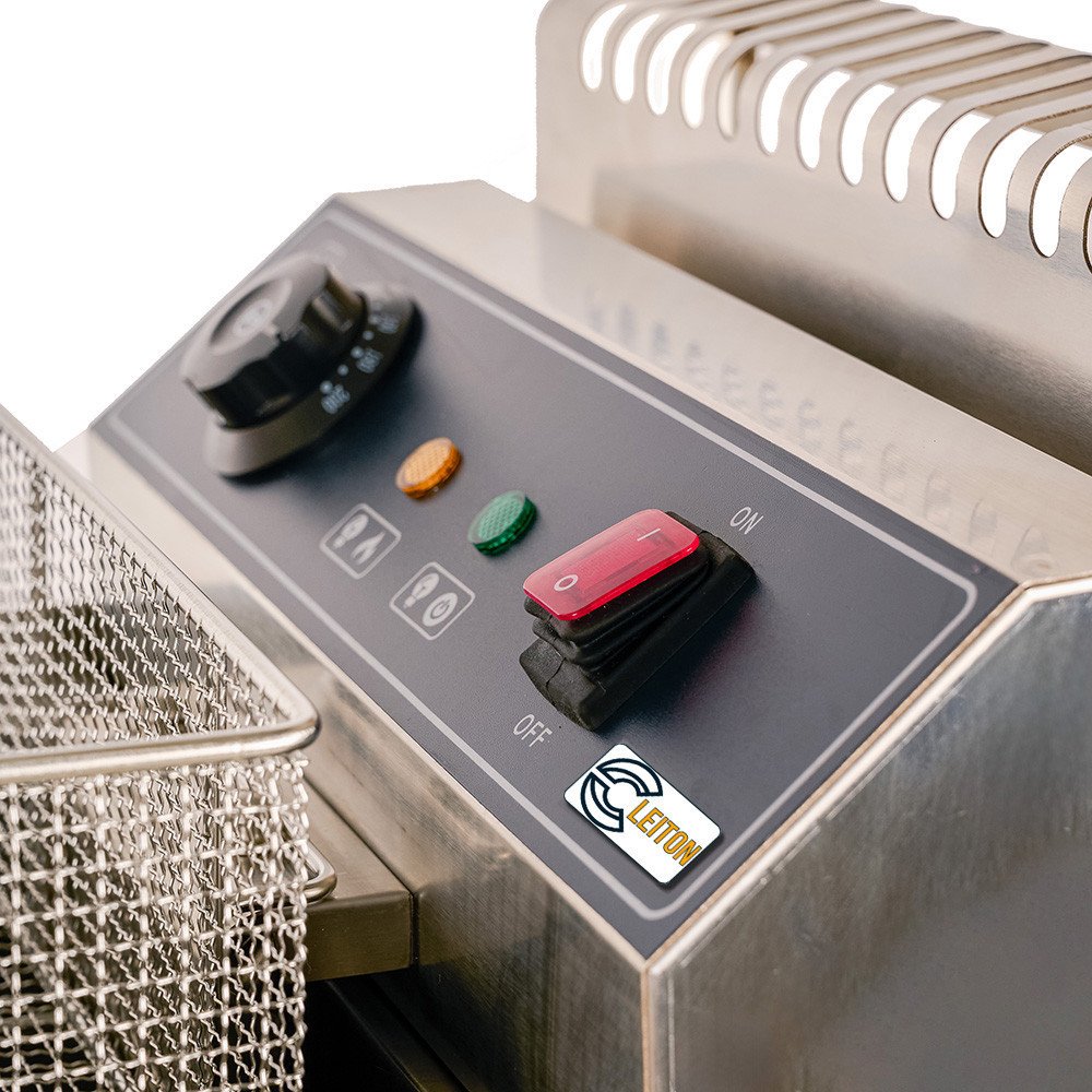 Freidora Industrial Eléctrica 18L con Grifo Cleiton | Equipamiento Industrial