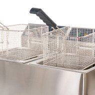 Freidora Eléctrica Doble 8+8L Sobremesa Romux | Equipamiento Industrial