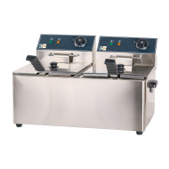 Freidora Industrial Doble 8+8 Litros Cleiton | Equipamiento Hostelería
