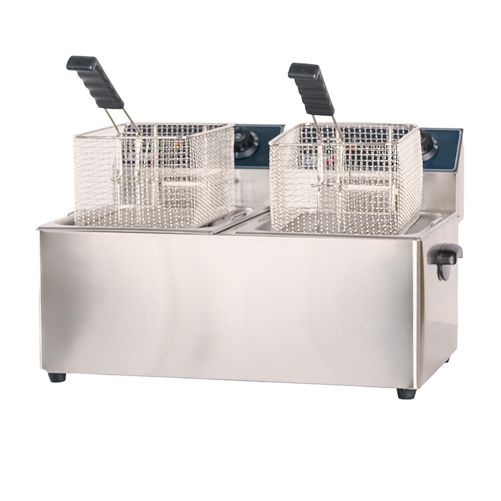 Freidora Industrial Doble 8+8 Litros Cleiton | Equipamiento Hostelería