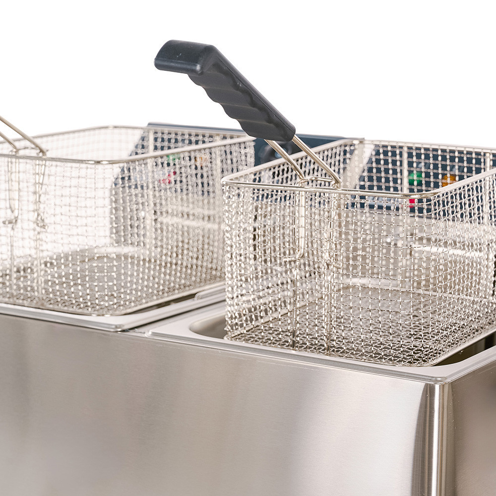 Freidora Industrial Doble 8+8 Litros Cleiton | Equipamiento Hostelería