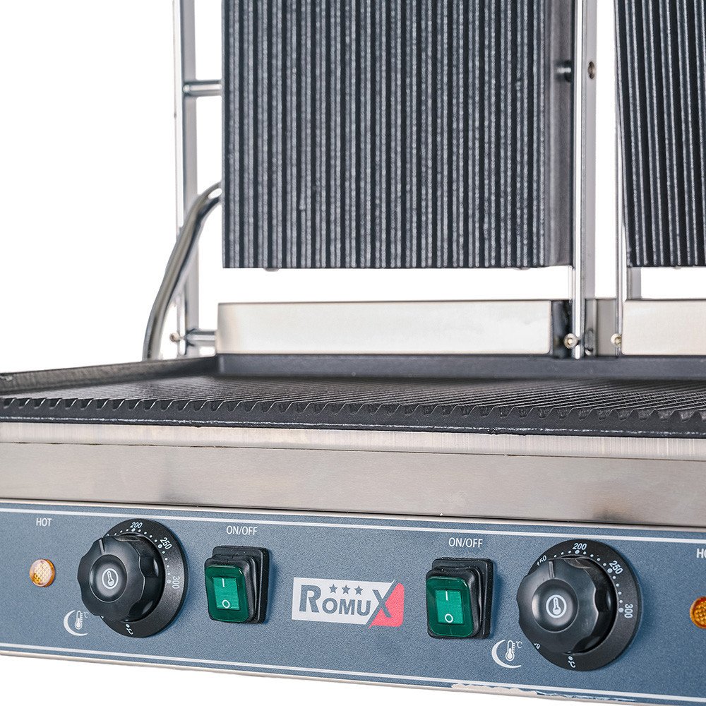 Grill Industrial Eléctrico Doble 58 cm Romux | Equipamiento Hostelería