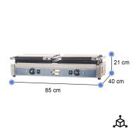 Grill Eléctrico Doble 85 cm Cleiton | Equipamiento Industrial