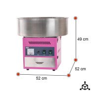 Máquina de Algodón de Azúcar Romux 2200W | Equipamiento Industrial