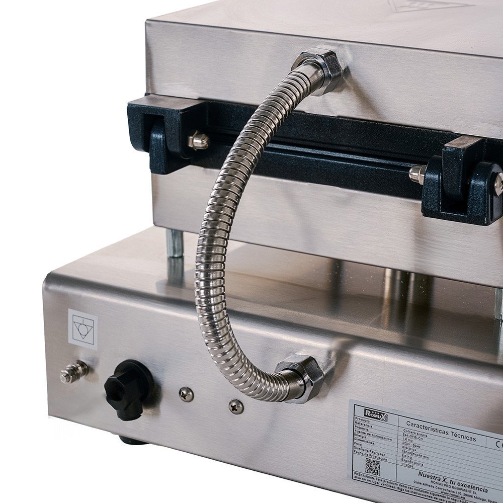 Gofrera Industrial Simple Eléctrica 1,6 Kw Romux | Equipamiento Industrial