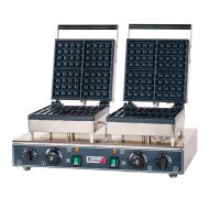 Gofrera Industrial Doble Eléctrica 3,2 Kw Romux | Equipamiento Hostelería