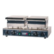 Gofrera Industrial Doble Eléctrica 3,2 Kw Romux | Equipamiento Hostelería