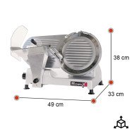 Cortadora de Fiambre 250 Ø mm Romux | Equipamiento Industrial
