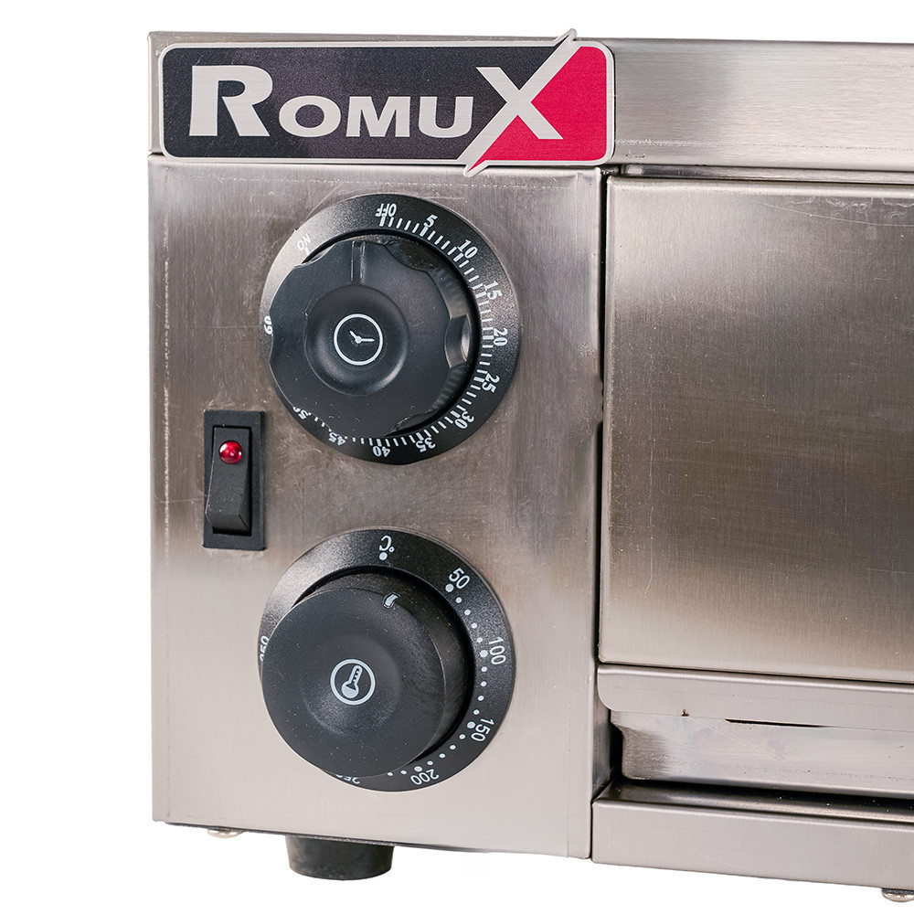 Horno de Pizza Eléctrico Simple 1x30 Romux | Equipamiento Industrial