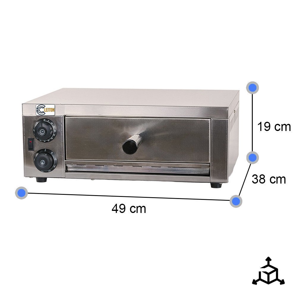 Horno de Pizza Eléctrico 1x30 cm Cleiton | Hostelería Profesional