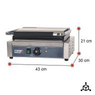 Grill Industrial Eléctrico 43 cm Romux | Equipamiento Hostelería