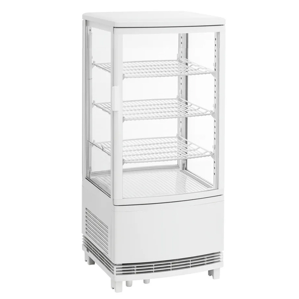 Vitrina Refrigerada Curva 2 Puertas Cleiton | Equipamiento Industrial