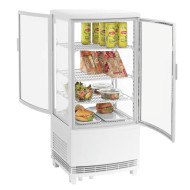 Vitrina Refrigerada Curva 2 Puertas Cleiton | Equipamiento Industrial