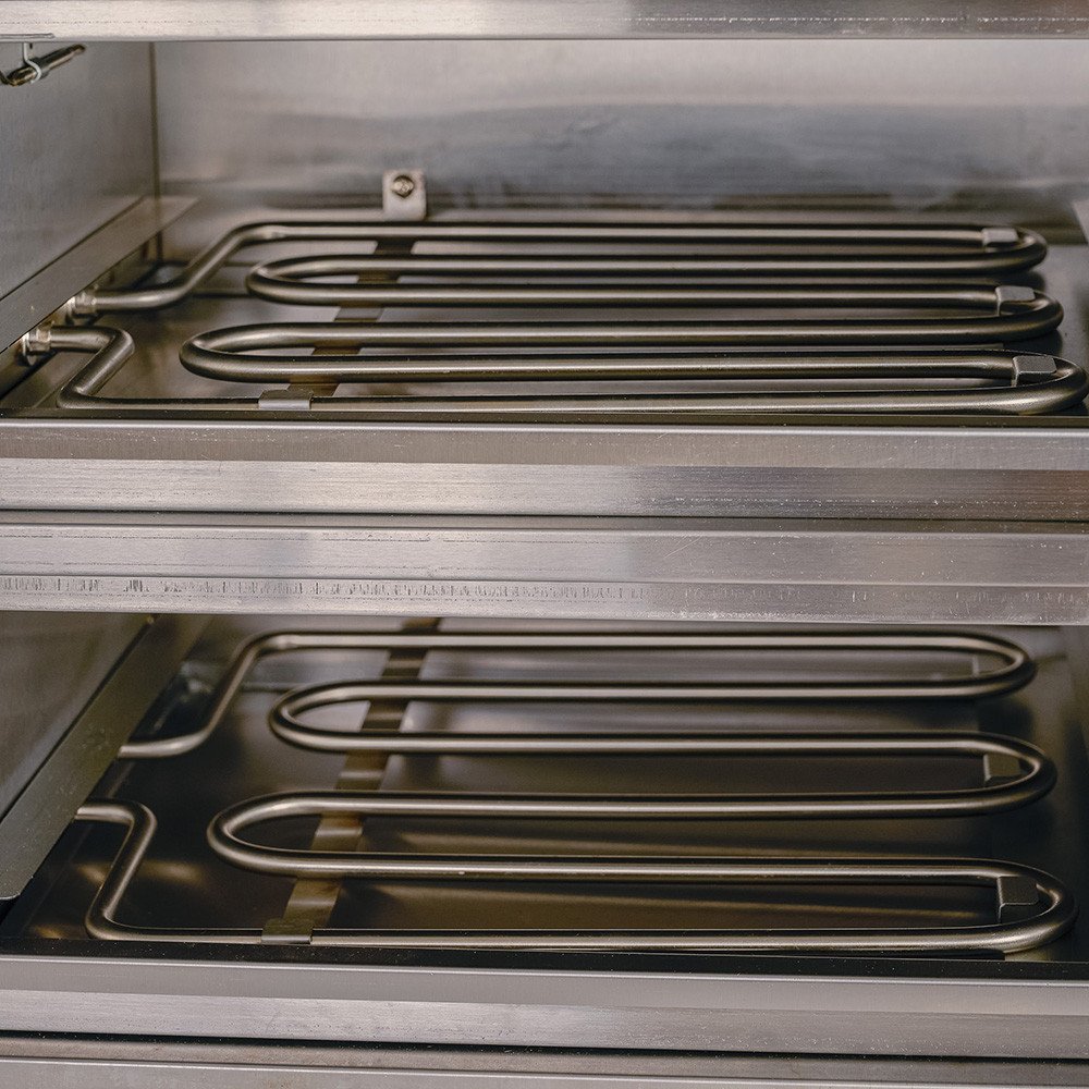 Horno de Pizza Eléctrico Doble 1+1x30 cm Romux | Equipamiento Industrial