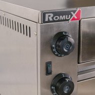 Horno de Pizza Eléctrico Doble 1+1x30 cm Romux | Equipamiento Industrial