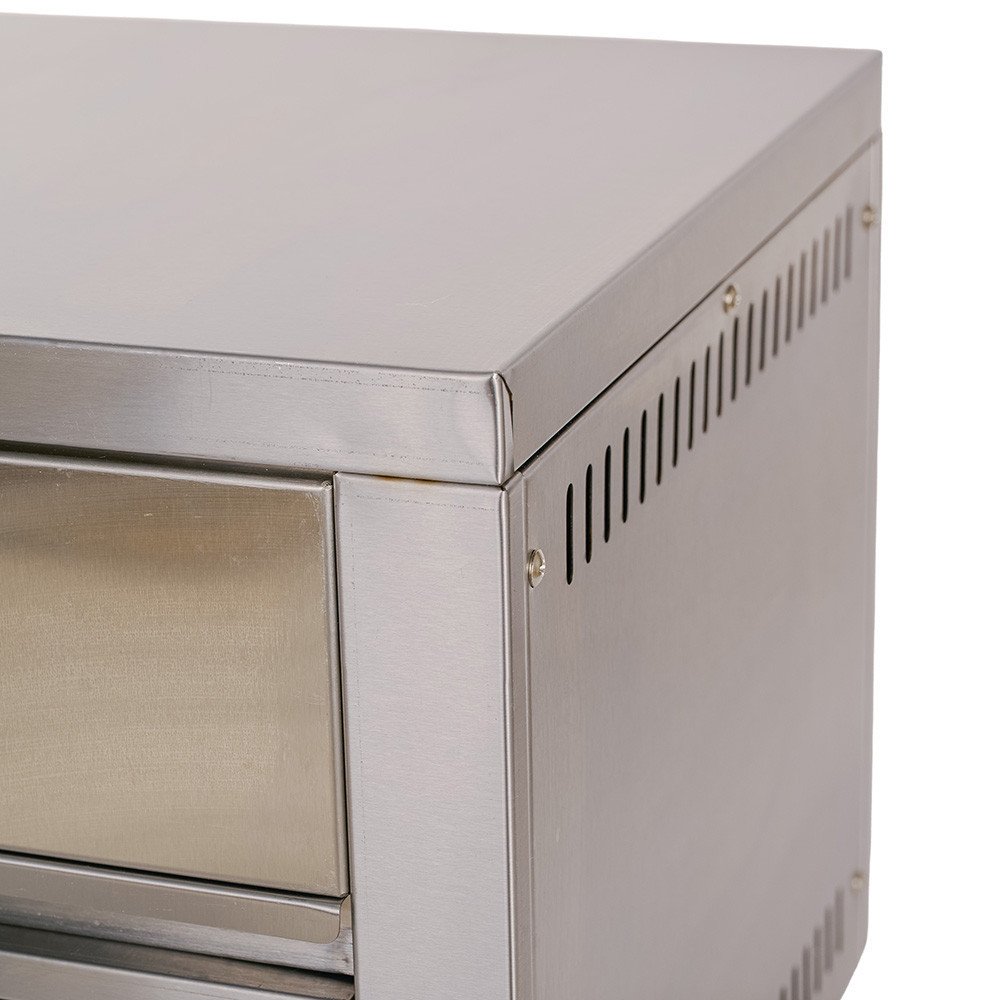 Horno de Pizza Eléctrico Doble 1+1x30 cm Romux | Equipamiento Industrial