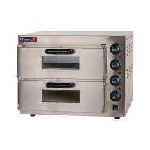 Horno de Pizza Eléctrico Doble 1+1x40 cm Romux | Equipamiento Industrial