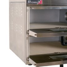 Horno de Pizza Eléctrico Doble 1+1x40 cm Romux | Equipamiento Industrial