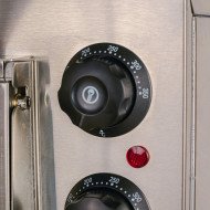 Horno de Pizza Eléctrico Doble 1+1x40 cm Romux | Equipamiento Industrial