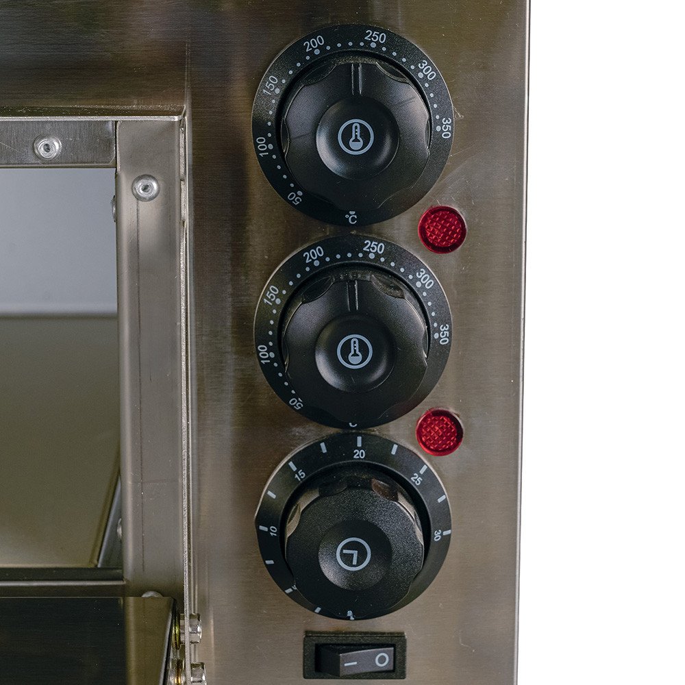 Horno de Pizza Eléctrico Simple 40 cm Romux | Equipamiento Industrial