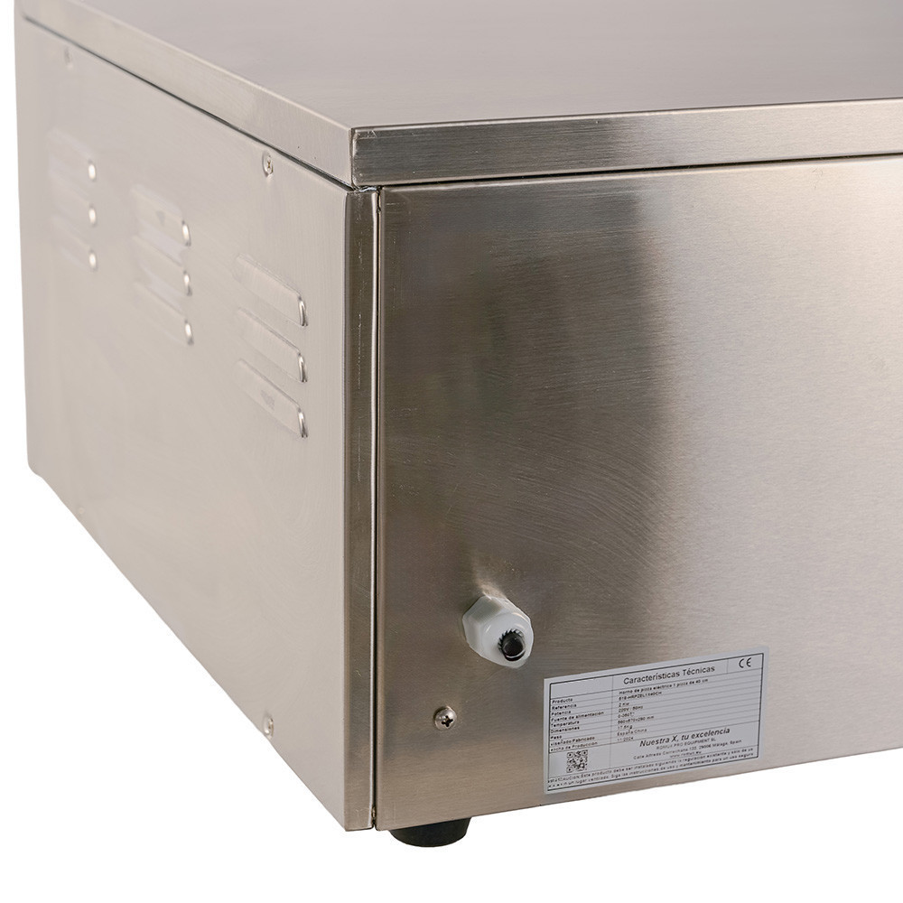 Horno de Pizza Eléctrico Simple 1x40 cm Cleiton | Equipamiento Industrial