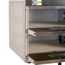 Horno de Pizza Eléctrico Doble 40cm Cleiton | Equipamiento Industrial