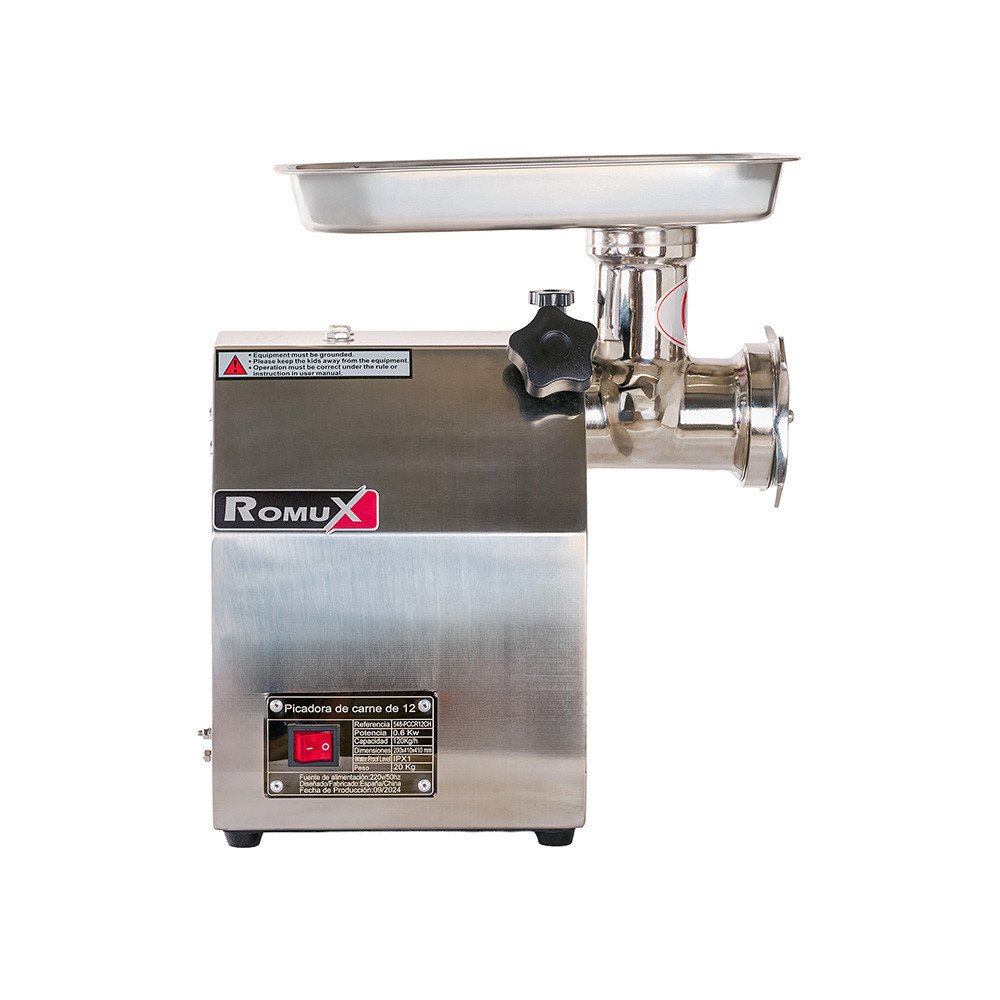 Picadora de Carne 12" Romux | Equipamiento Industrial