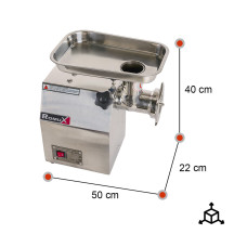 Picadora de Carne 22" Romux | Equipamiento Industrial