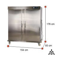Armario Mantenedor de Calor 2 Puertas Romux