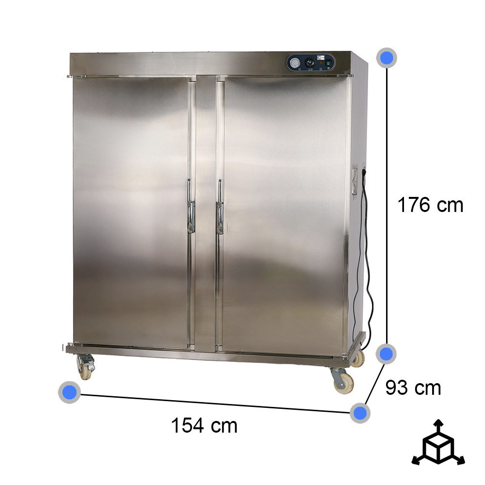 Armario Mantenedor de Calor 2 Puertas Cleiton | Hostelería Profesional
