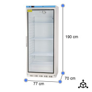 Armario Expositor Refrigerado 469L Ventilado Cleiton | Equipamiento Industrial