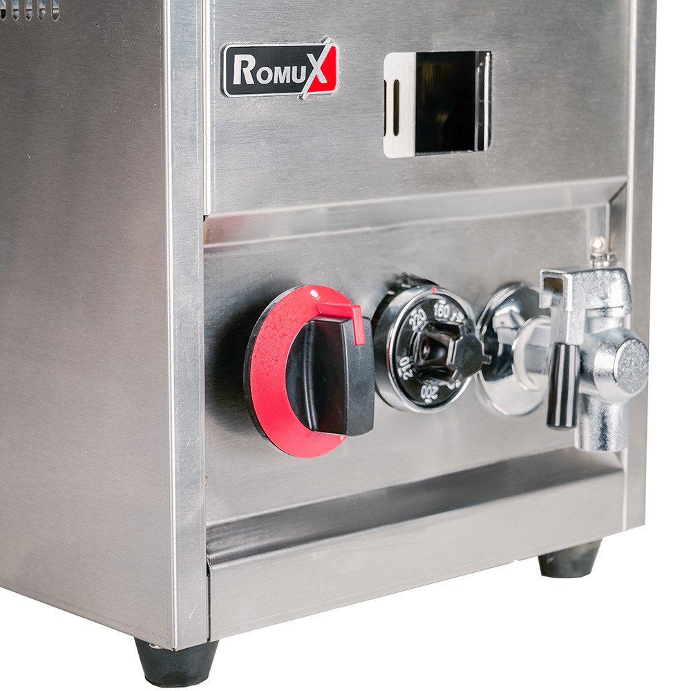 Freidora Industrial a Gas Natural 15L Romux | Hostelería Profesional