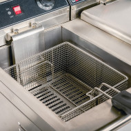 Freidora Doble 18L Gas Natural Sobremesa Romux | Maquinaria Hostelería