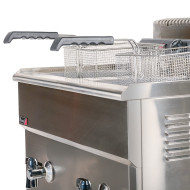 Freidora Doble 18L Gas Natural Sobremesa Romux | Maquinaria Hostelería
