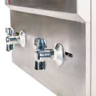 Freidora Doble 18L Gas Natural Sobremesa Romux | Maquinaria Hostelería